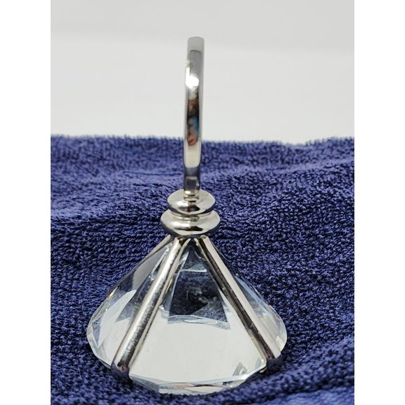 Vintage Faux Diamond Shaped Glass Bottle Opener Beer Bar Accessory Unmarked - Picture 4 of 7